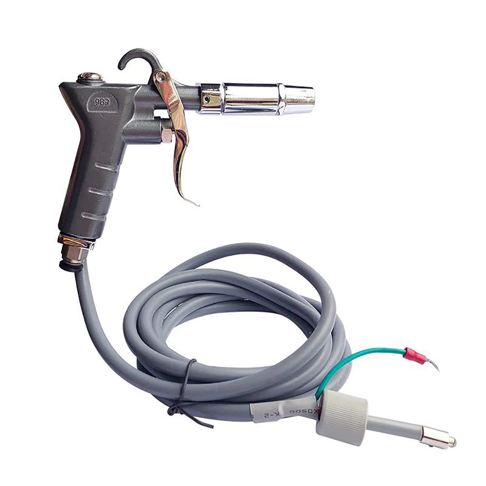 AC 110V Industrial Ionizing Air Gun, Eliminate Static Air Blow Gun Negative Ion Fan Electrostatic Eliminator