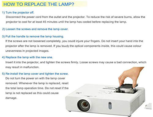 Decinat V13H010L68 ELP-LP68 for Projector Lamp Replacement Powerlite Home Cinema 3010 3020 Assembled with Genuine Original Osram P-VIP Bulb (OEM