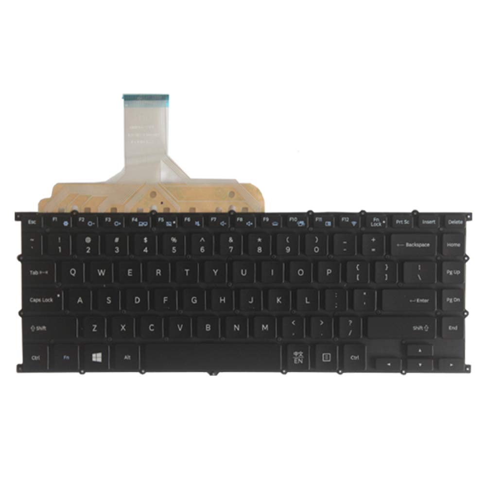 Laptop Replacement Keyboard Fit Samsung NP930X5J 930X5J NP940X5J 940X5J US Layout