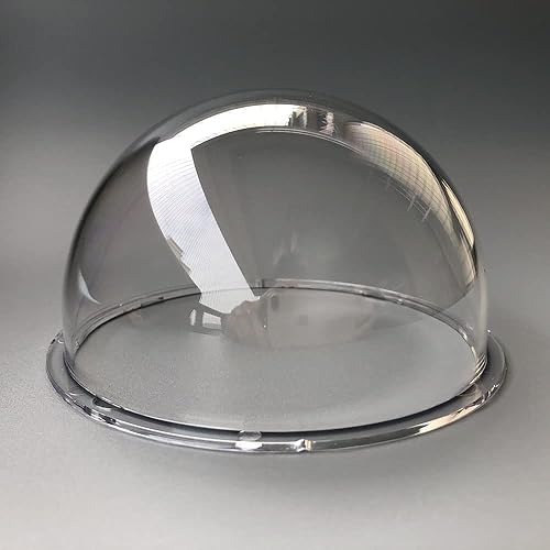 5 Inch Indoor Outdoor Acrylic Glass Clear Dome Cover Surveillance Security CCTV Camera Dome Housing Transparent Case Plexiglass Hemisphere Monitoring