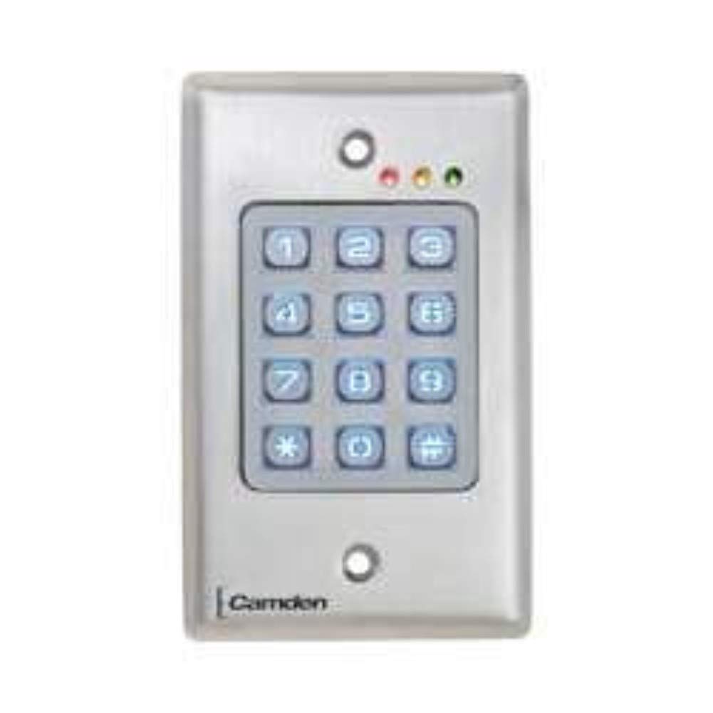 Camden CM-120W-V2 Outdoor, vandal resistant, metal backlit keypad, 999 users, 12/24V AC/DC