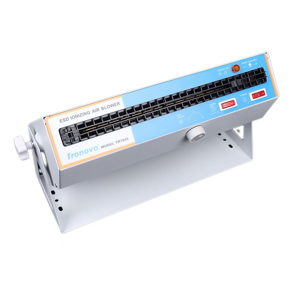 YINZINR Desktop Ion Fan Anti-Static Ionizer Ionizing Air Blower Ion Fan Discharge Static Eliminator