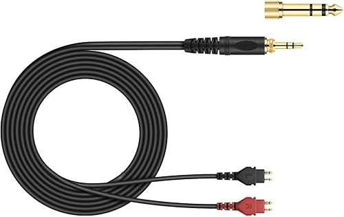 Genuine Sennheiser Replacement Cable for SENNHEISER HD600, HD580, HD565, HD545, HD535, HD525, HD265 Headphones with 1/8" 3.5mm Plug