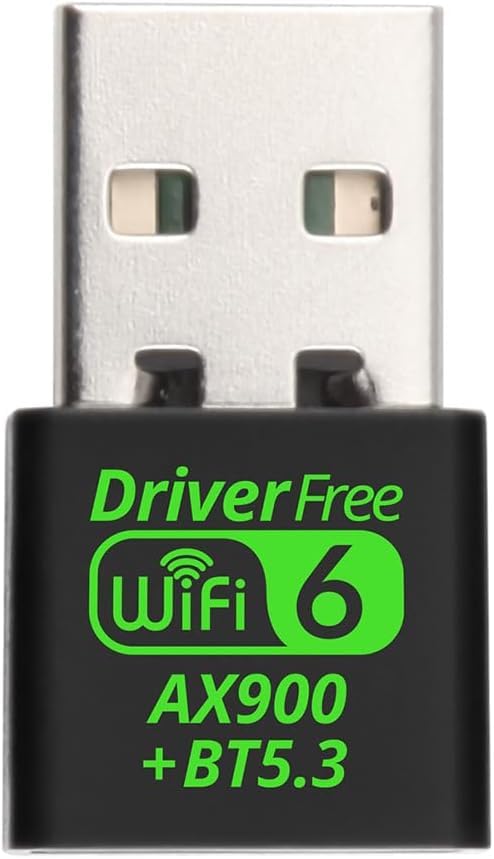 AX900 USB WiFi 6 Bluetooth 5.3 Adapter 2 in 1 Dongle Dual Band 2.4G&5GHz USB WiFi Network Wireless WLAN Receiver