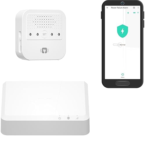 YoLink Smart Power Fail Alarm & Cellular Hub Kit, Smart Home Starter Kit with AC Power Outage Alert, LoRa Long-Range, Remote Monitoring, App Alerts