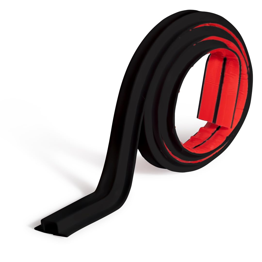 Rubber Bond TV Cord Hider Cable Protector - Strong Self Adhesive Wall Cord Cover Cable Hider - Low Profile Cable Management Wall Cord Concealer Cable