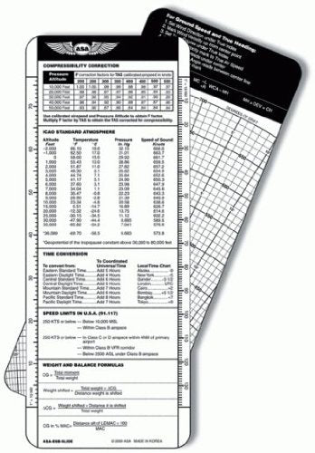 E6-B High Speed Slide for the ASA Calculator E6B