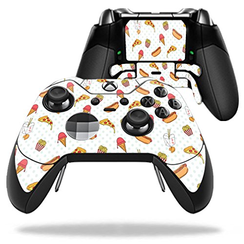 MightySkins Skin Compatible with Microsoft Xbox One Elite Wireless Controller case wrap Cover Sticker Skins Food Junkie