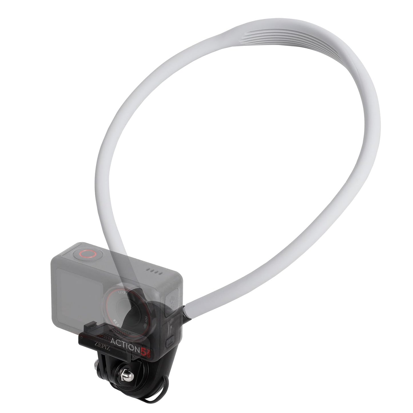 ZEPIZ Action Camera Hanging Neck Mount for DJI Osmo Action 5 Pro, Adjustable Chest Strap and Quick Release Adapter, Compatible with DJI Osmo Action 3