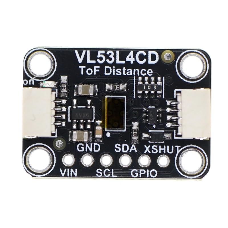 DONGKER VL53L4CD ToF Range Sensor Module,DC 2.7V-5V Ranging Sensor Module 0 to 1300 Millimeters Full Field of View (FoV)