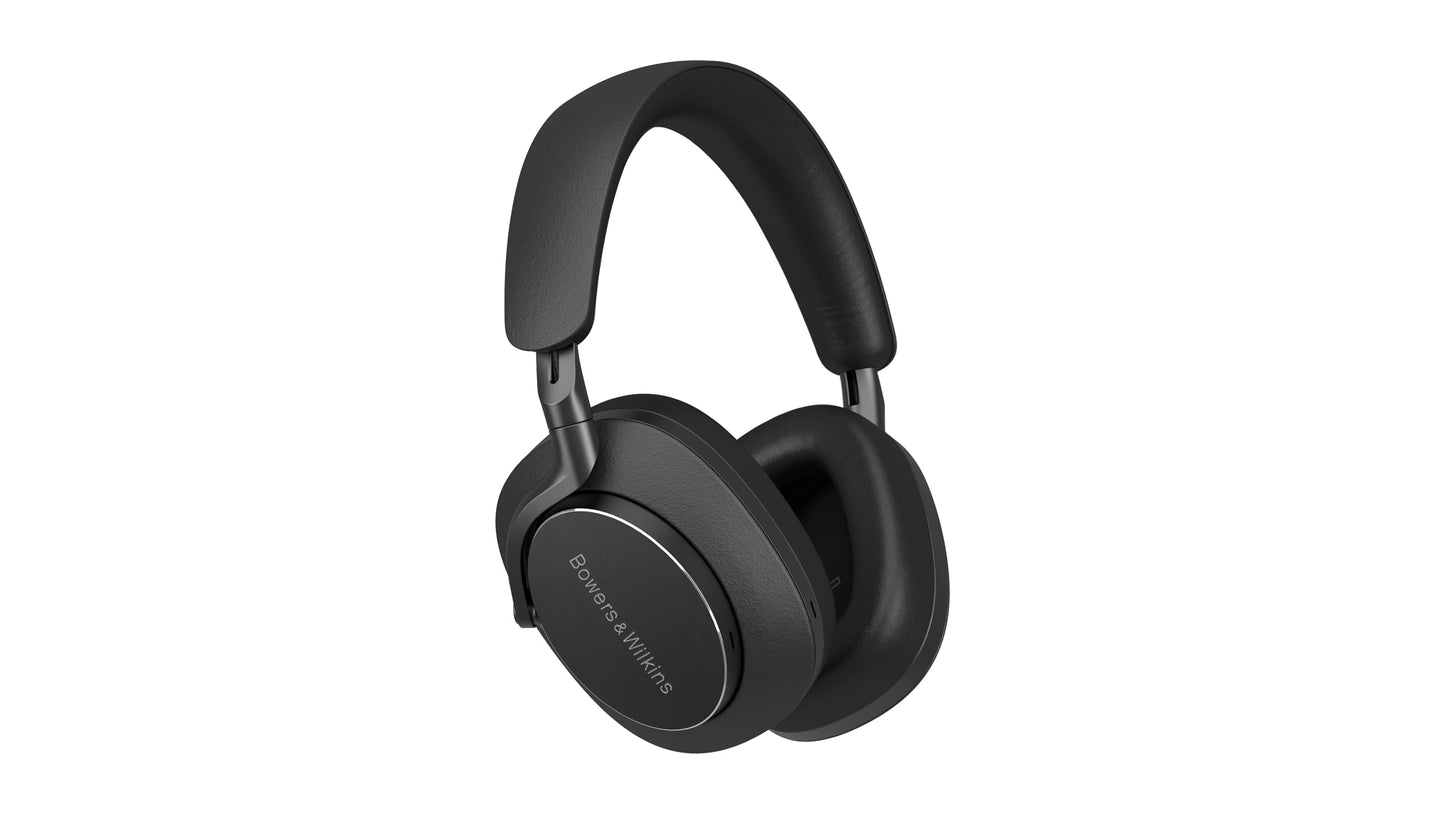 Bowers & Wilkins Px8 Over-Ear Wireless Headphones, Offers 7-Hour Playback on 15-Min Quick Charge, Black (Renewed)