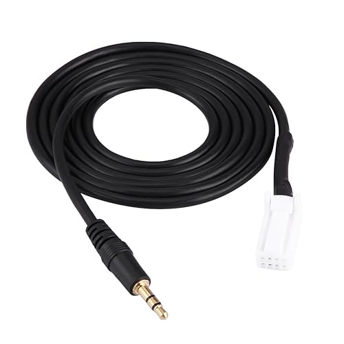 Suuonee Car Cable, Plug 3.5mm Input Adapter for Swift Jimny, Easy Connect Devices Music Plug Play, Compatible Car Stereo Direct Replacement