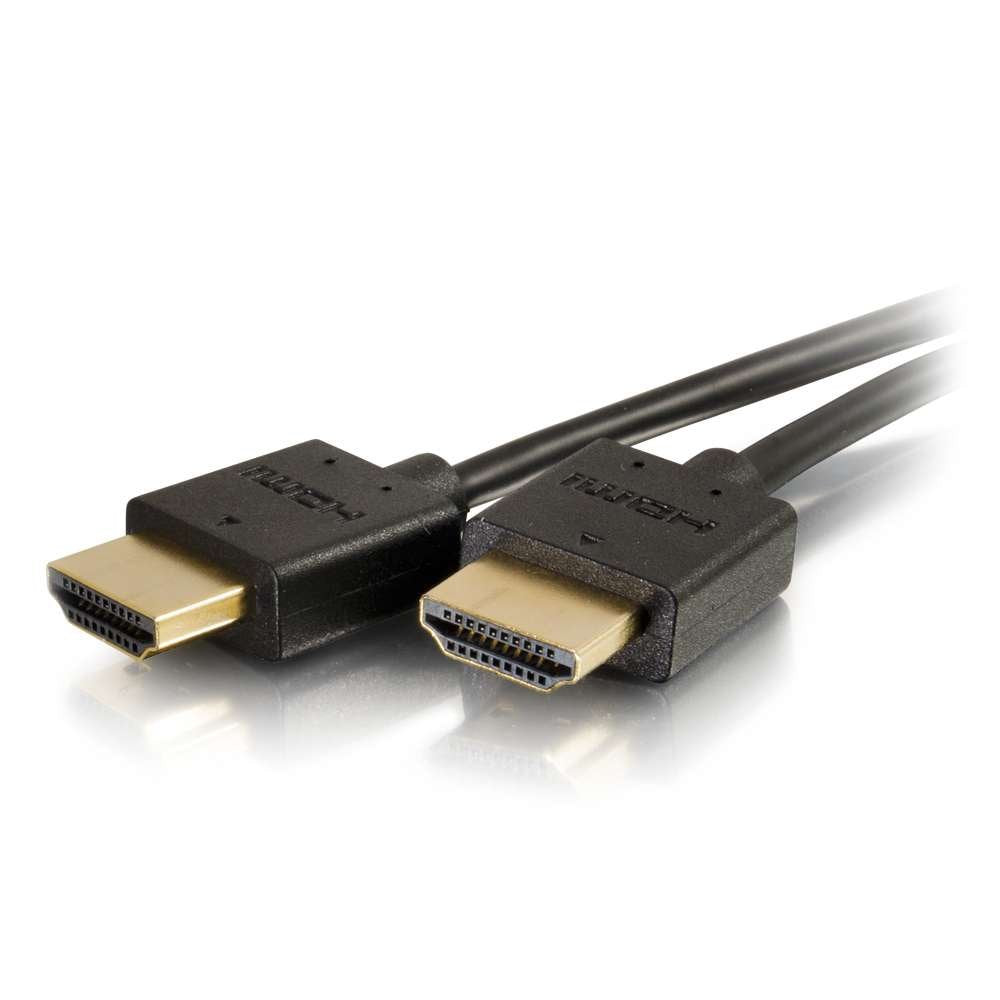C2G HDMI Cable, 4K, High Speed HDMI Cable, 60Hz, 1 Foot (0.30 Meters), Black, Cables to Go 41361