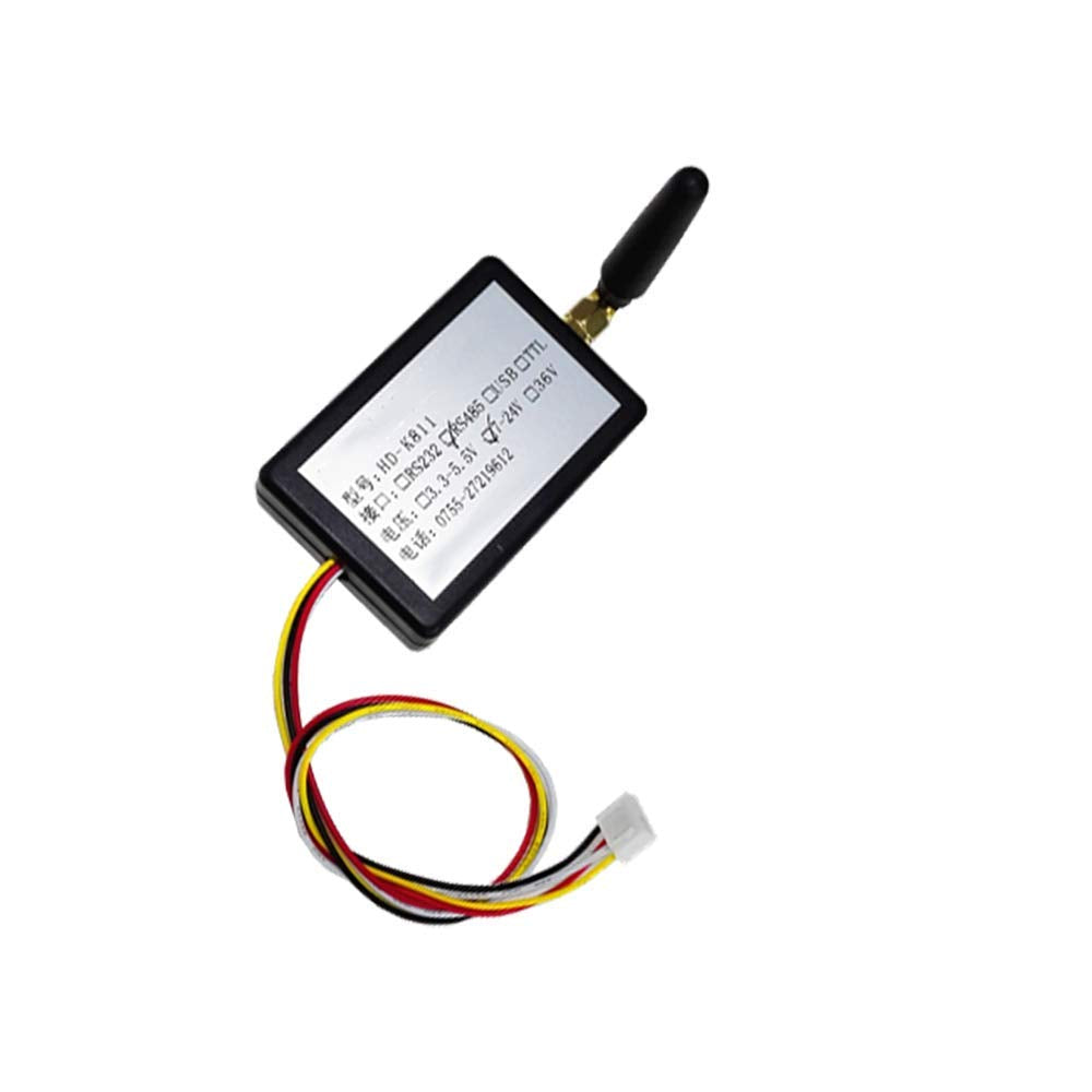 Taidacent Digital Transmission Module Wireless 485 Lora Module UART Communication RF Lora Transceiver Module Lora Transmission (RS485 1m Antenna)