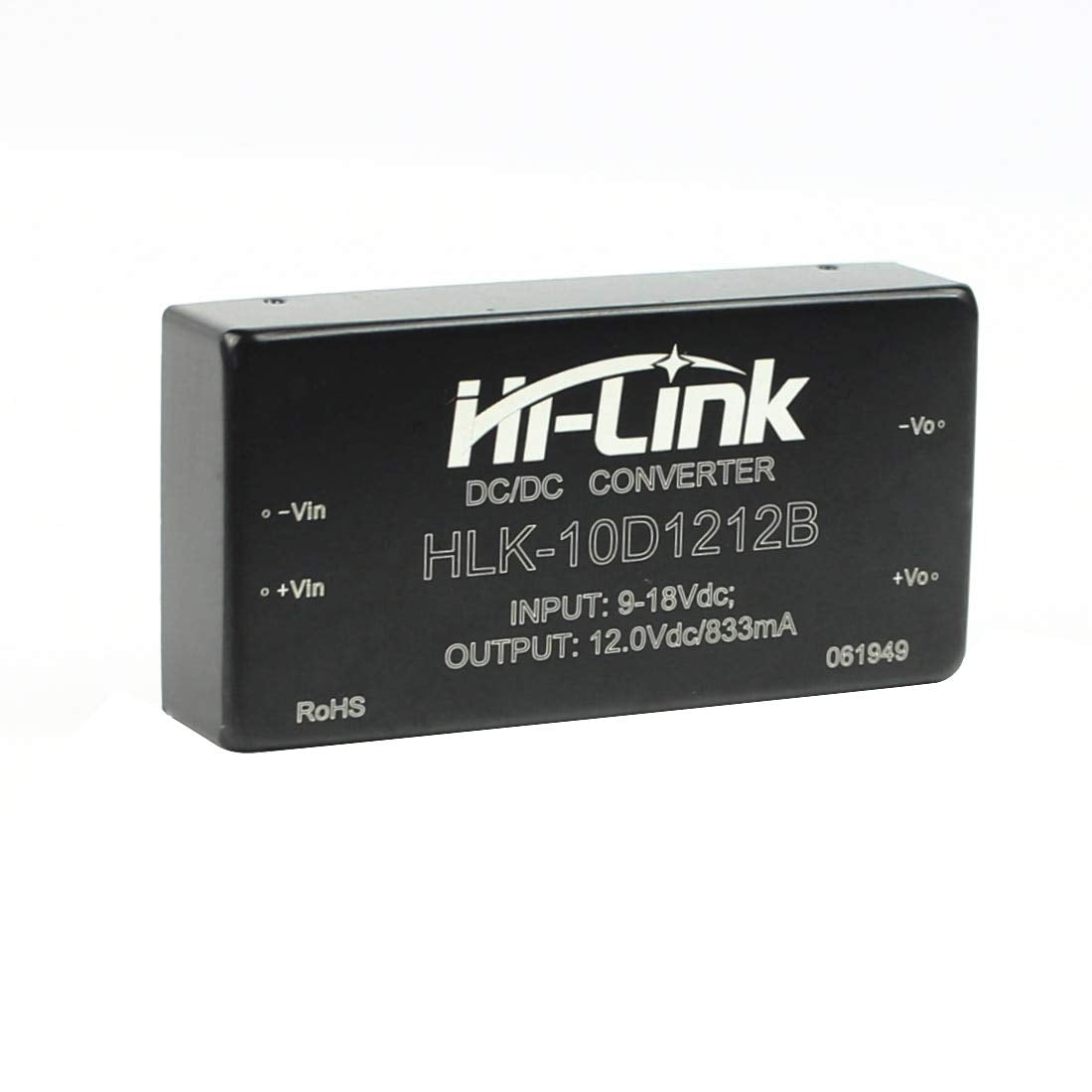 Hi-Link HLK-10D1212B 12V to 12V 833mA 10W Isolated DC Switching Power Supply Module DCDC Wide Voltage Input