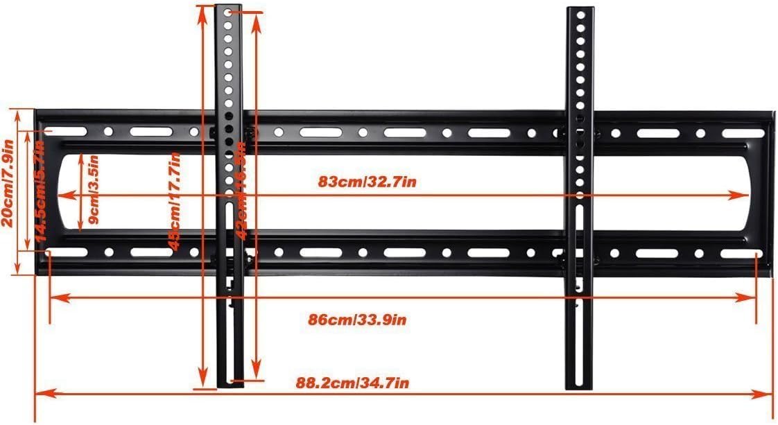 VideoSecu Tilt Flat-Panels Screen TV Wall Mount for Most DYNEX 60" to 85" LCD HDTV MP804B b08