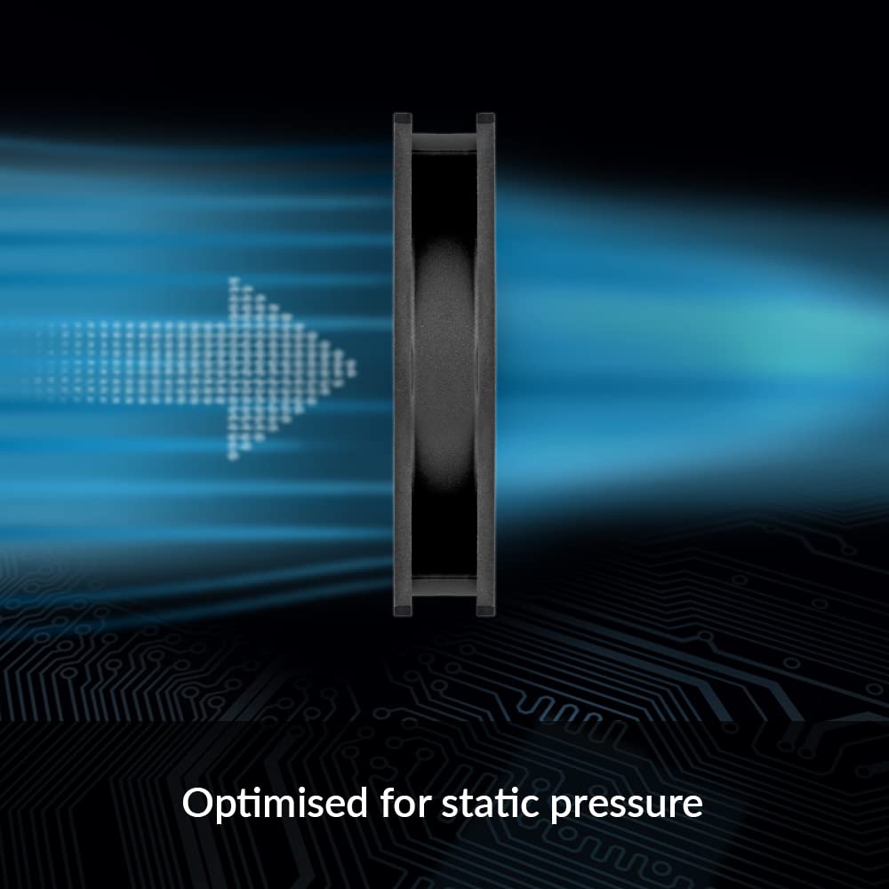 ARCTIC P12 PWM PST CO - PC Fan, 120mm Case Fan, PWM Sharing Technology (PST), Pressure-optimised, Dual Ball Bearing for Continuous Operation