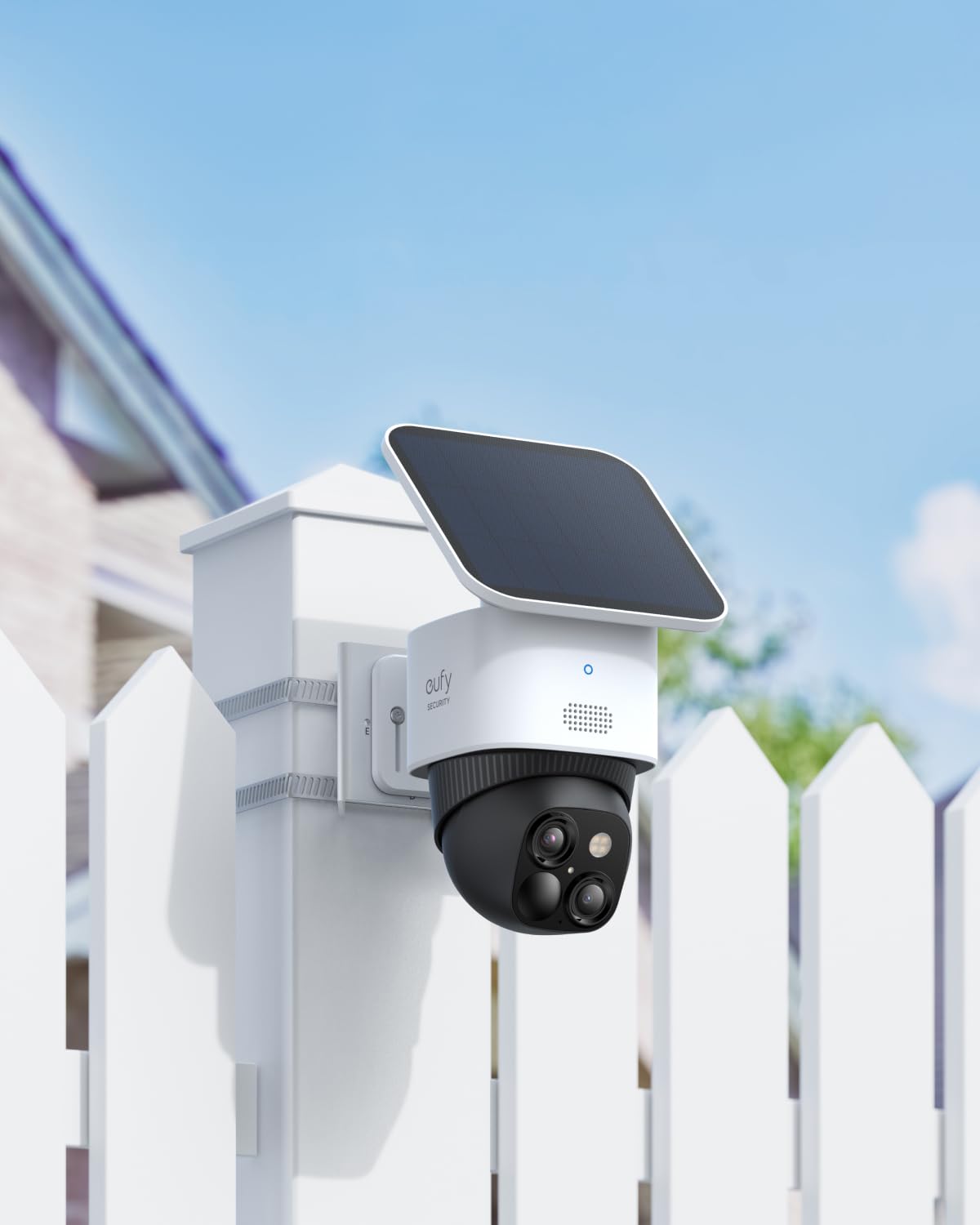 eufy Pole Mount Bracket (T870C), Metal Outdoor Adapter for All eufy PoE Cameras, Select Wi-Fi Outdoor Cameras, Expands Surveillance Coverage, Easy