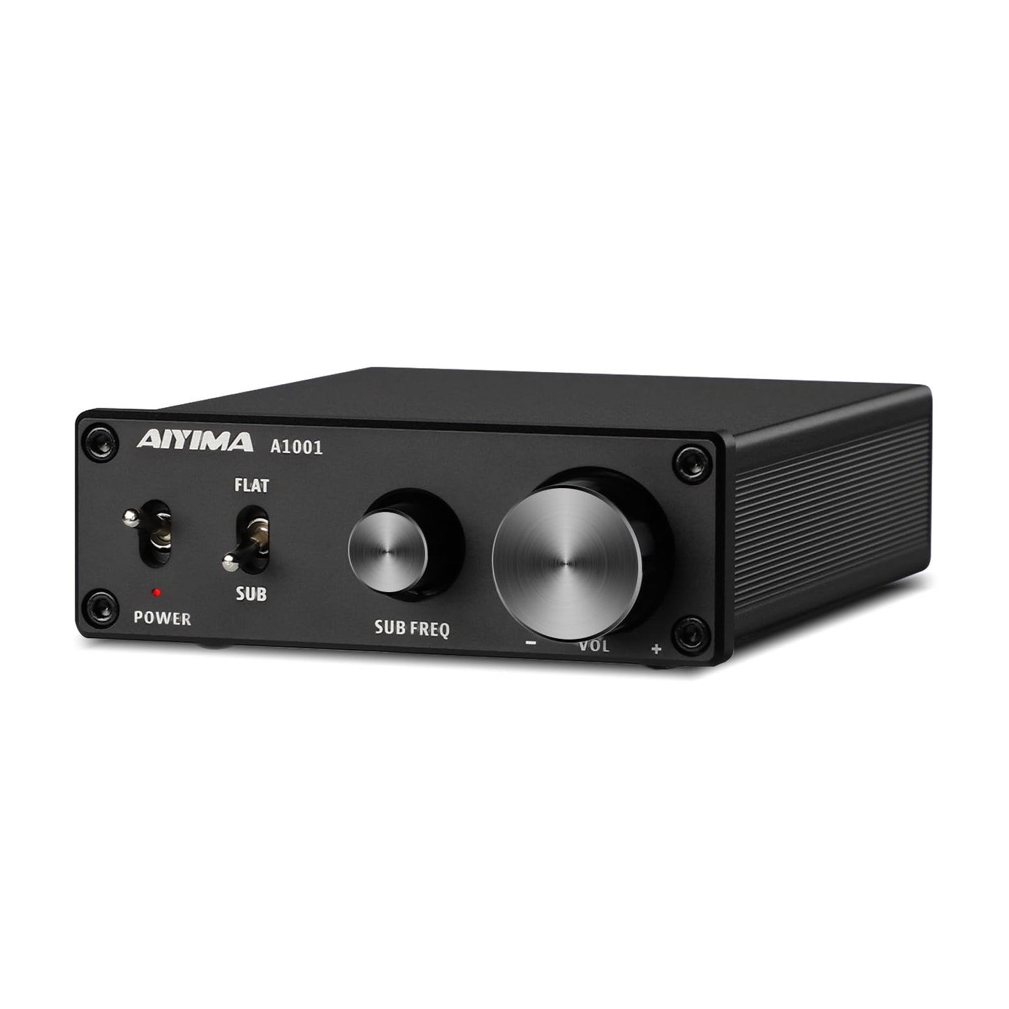 AIYIMA A1001 Subwoofer Amplifier Home Audio: 100W TPA3116 Mono Sub Amp HiFi Class D Amplifier | Full-Frequency & Sub Bass Switchable Mini Amplifier
