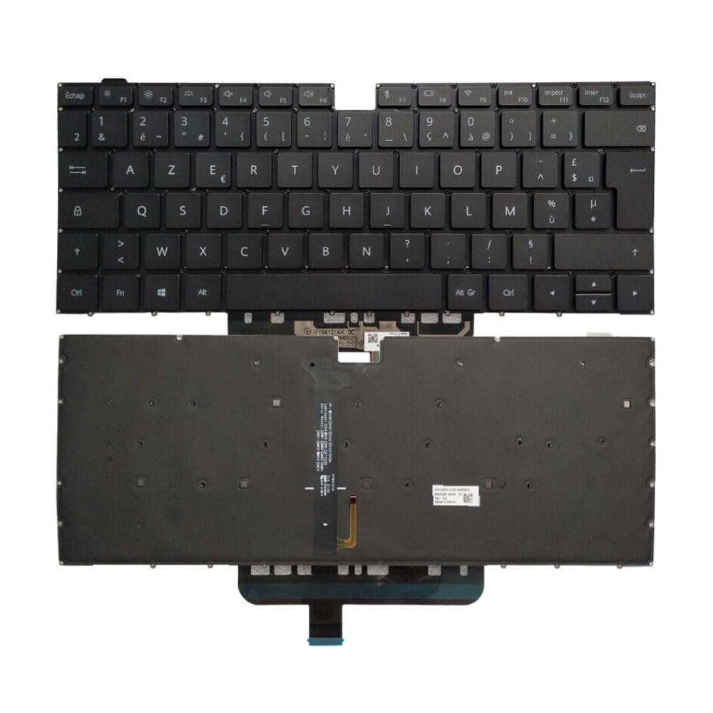Laptop Replacement Keyboard Compatible for Huawei MateBook D14 D15 Boh-WAQ9R Boh-WAQ9L BohL-WFP9 Bob-WAE9P French Layout Backlit