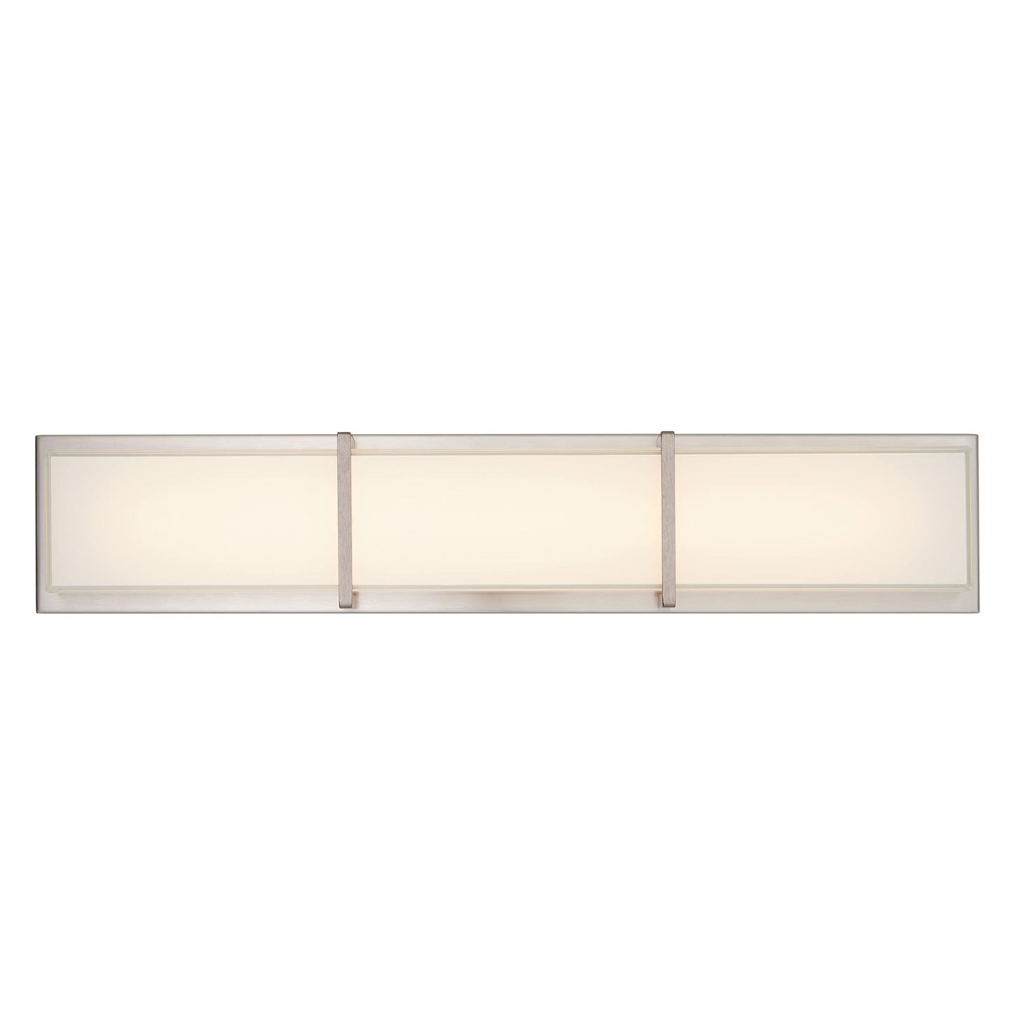 artika Subway 29W LED Modern Bathroom Vanity Light Fixture, Brushed Nickel Finish Ideal for Bathroom - 1900 Lumens, 3000 Kelvin, Made of Steel, No