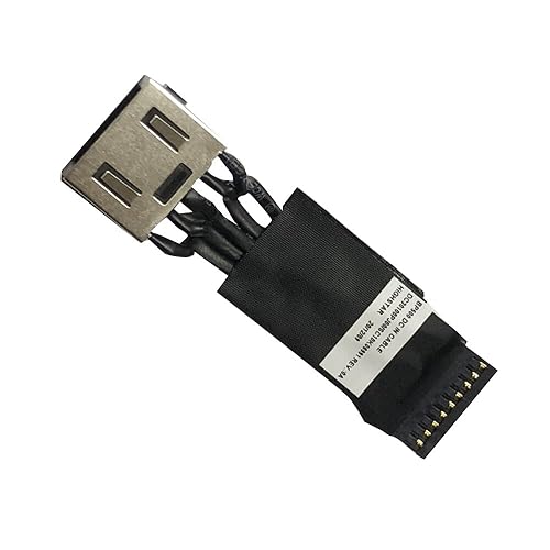 GinTai DC Power Jack Cable Replacement for Lenovo Thinkpad P50 (20EN,20EQ) P51 (20HH, 20HJ) P52 DC30100PE00 SC10K06990