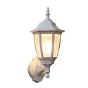 FUDESY Outdoor Wall Lantern, Exterior Waterproof Wall Sconce Light Fixture, White Front Porch Light Wall Mount for Garage, Patio, Yard, FDS2542EW