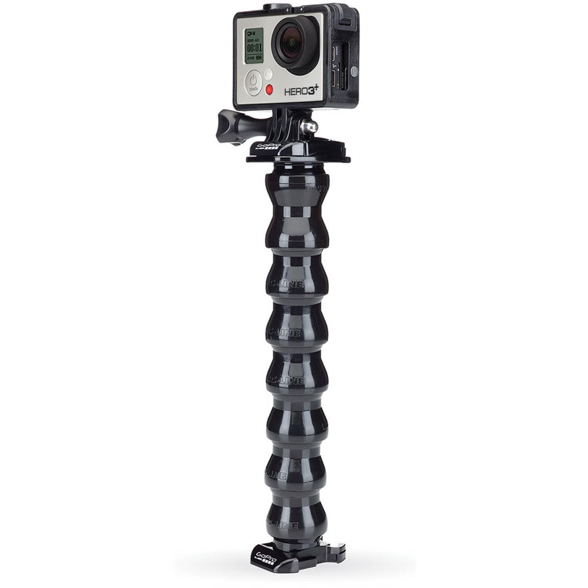 GoPro Camera ACMFN-001 HERO3+ Gooseneck (Black)