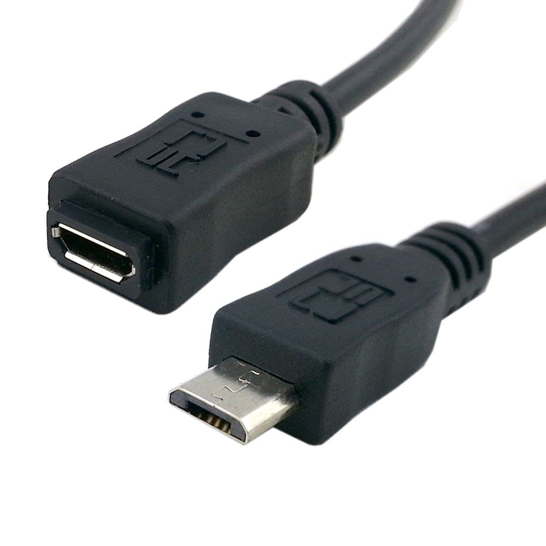 chenyang Micro USB 2.0 Extension Cable,Micro USB 5Pin Male to Female Data Charging Extension Cable for Dash Cam/GPS/Camera 4.92FT/1.5M