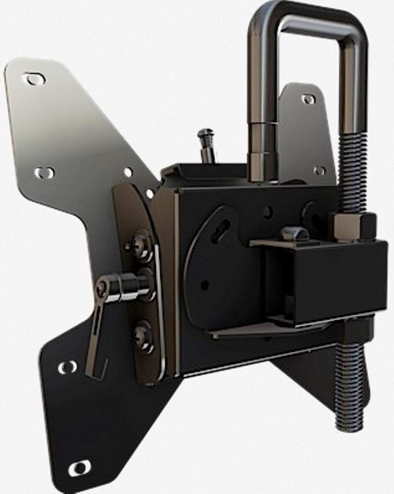 Crimson P37H Pivoting Arm with Hook Mount Attachment for 13" to 46" Flat Panel Screens, Black, 80lb Weight Capacity, 200x200mm Max Mounting Pattern