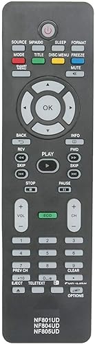 NF801UD NF805UD NF804UD TV Remote Control for MAGNAVOX 46MF440B 46MF401B 40MF430B 32MF330B