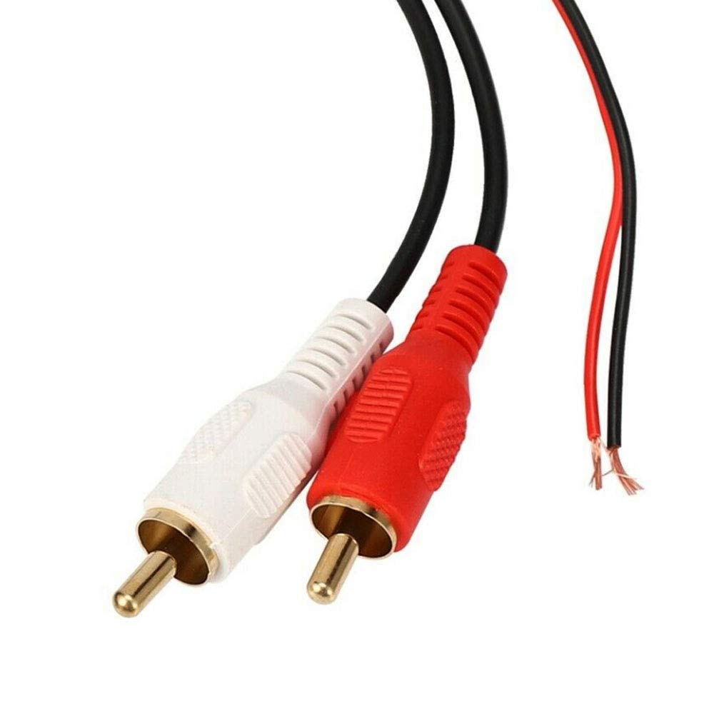 Wixine 1Pcs Car Universal Wireless Bluetooth Module Music Adapter RCA Aux Audio Cable
