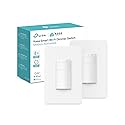 Kasa Smart Motion Sensor Switch, Dimmer Light Switch, Single Pole, Needs Neutral Wire, 2.4GHz Wi-Fi, Compatible with Alexa & Google Assistant, UL