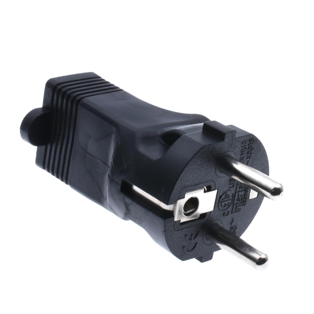 Toptekits Euro US Plug Adapter,USA NEMA 5-15R Receptacle to European EU Schuko CEE 7 Power Converter, US EU Plug Adaptor, European USA Plug Adapter…