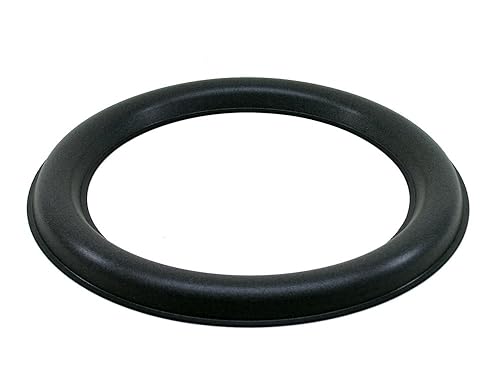 FS-12JLV2: 12" JL 12W6V2 Foam Surround, 12" OD, 8.375" ID, Gray, Flat Attach
