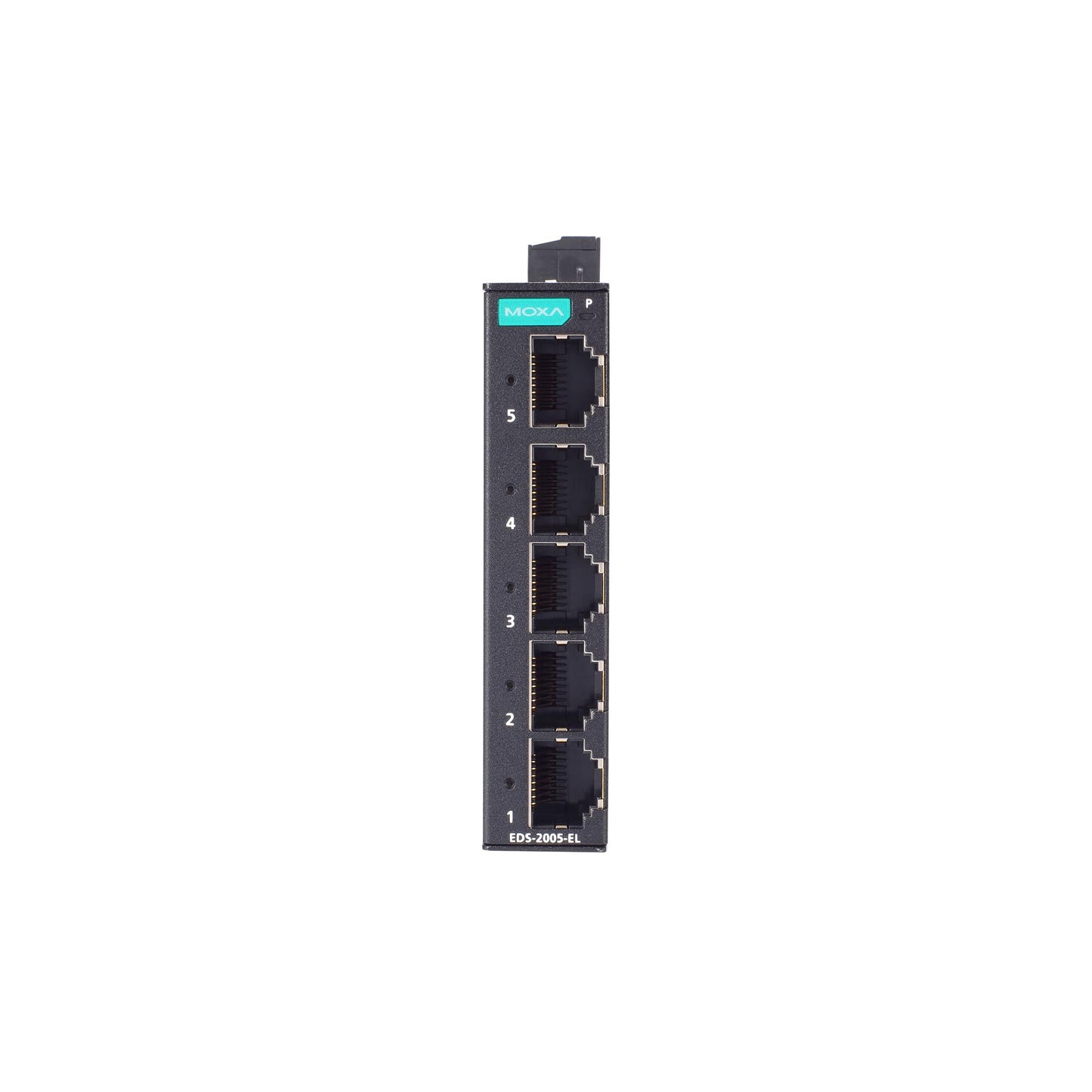 Moxa | Ethernet Switch, 5 Port, Unmanaged, 24 VDC, IP40, Metal, EDS-2005-EL Series
