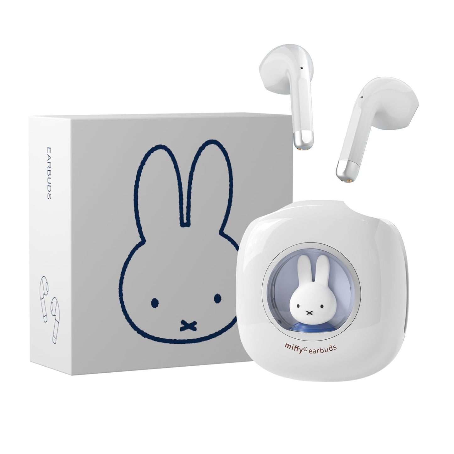 Miffy Bluetooth Wireless Earbuds Headset (Blue)