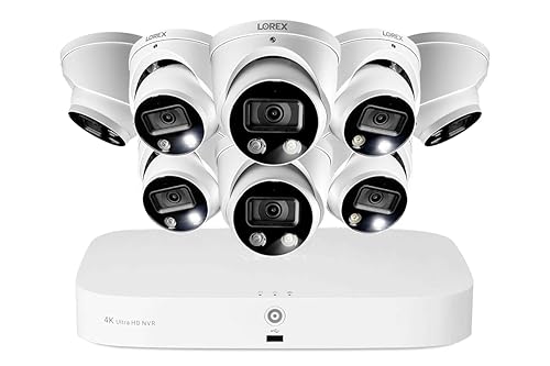 4K 8-channel 2TB Wired NVR System with Smart Deterrence Cameras 8