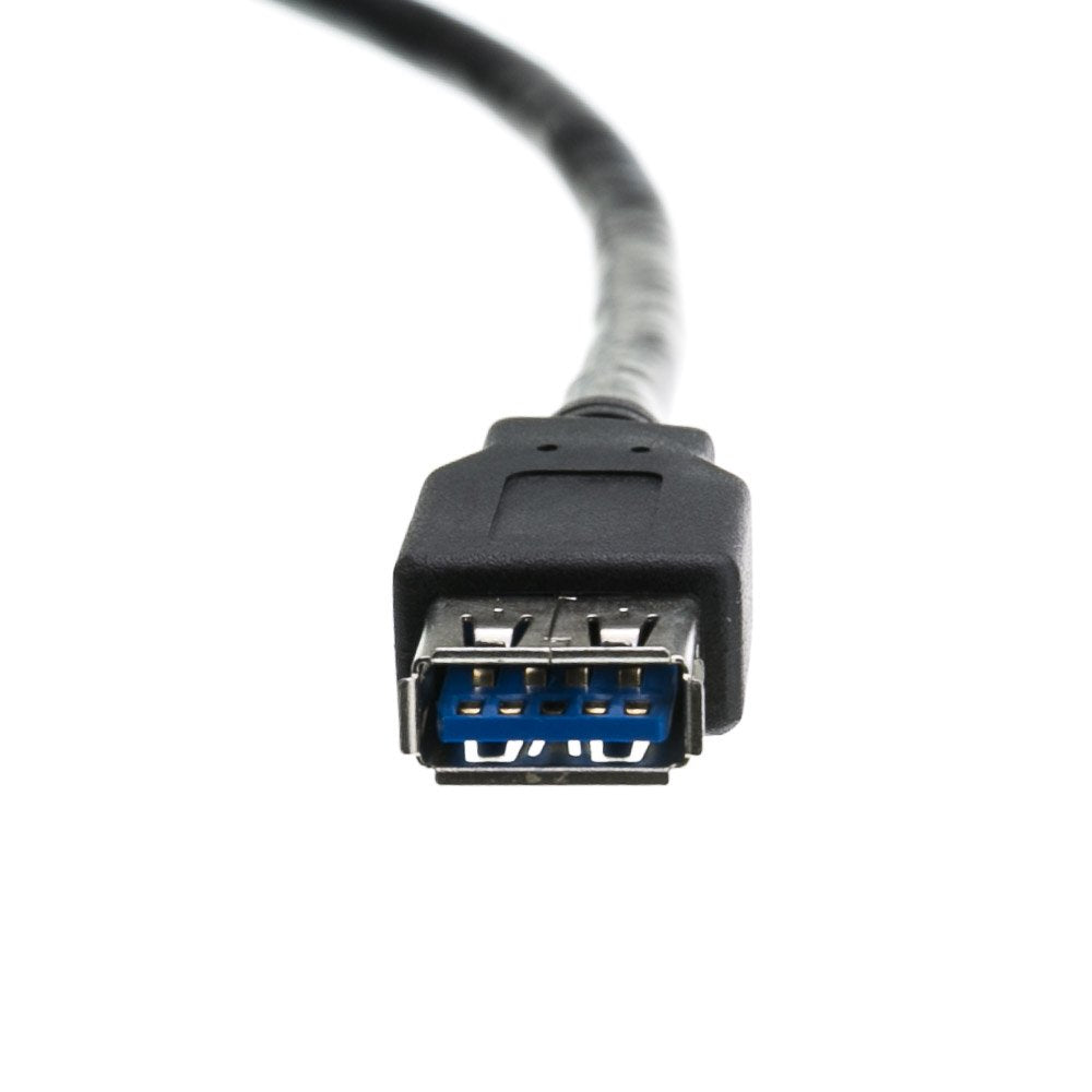 CableWholesale 6 feet USB 3.0 Extension Cable, Black, Type A Male/Type A Female Plug, A Male to A Female Super Speed USB Extension Cable, USB