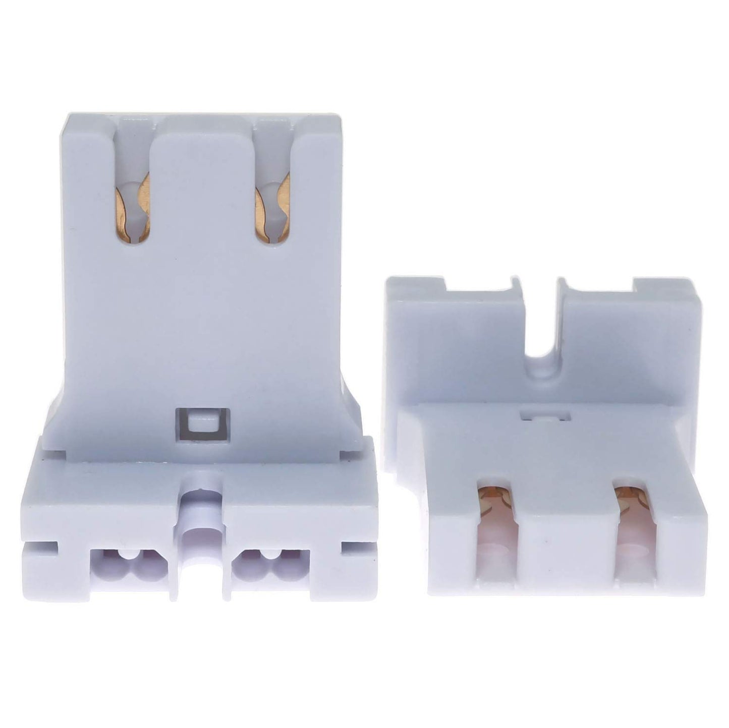 E-outstanding Fluorescent T-8 T-12 Medium Bi-Pin Socket 2PCS U-Shaped T8 T12 Fluorescent Lamp Holder Light Socket