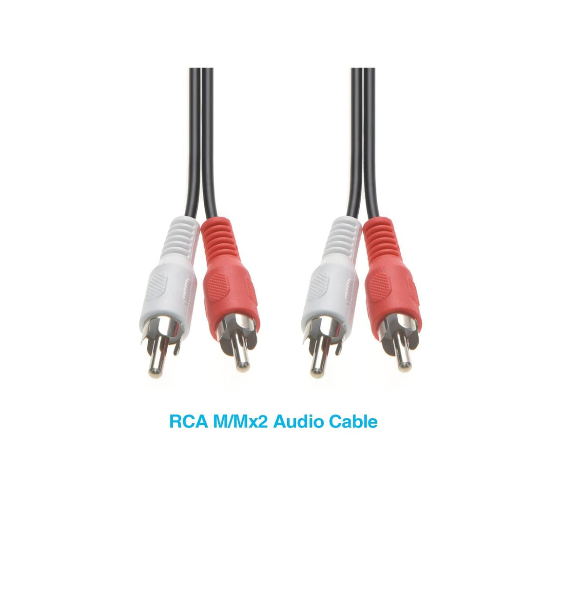 25 Feet 2 RCA Male to Male Audio Cable (2 White/2 Red Connectors), CNE467059