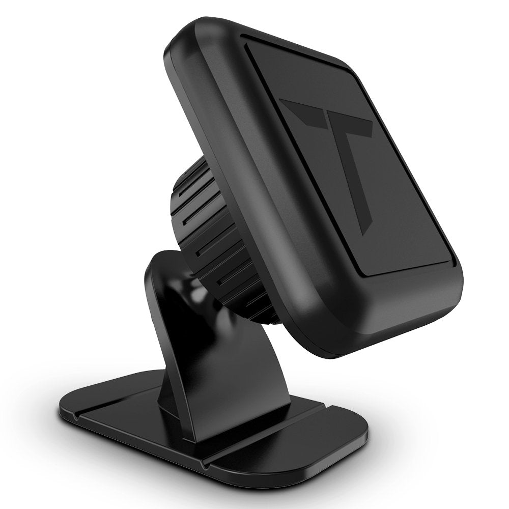 Trianium Magnetic Dash Car Mount Phone Holder Desk Stand Compatible with iPhone, Samsung, Huawei, Nokia, LG, Moto Smartphone, Stick-on Dashboard