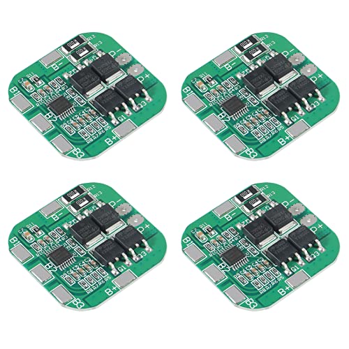 4Pcs 4S 14.8V/16.8V BMS 18 650 Lith ium Battery Protection Board Charger Protection Module with Overcharge/Over-Discharge/Over-Current/Short Circuit…