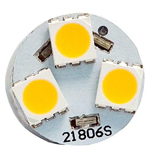 HERO-LED BTG4-18T-WW Back Pin Tower G4 LED Halogen Replacement Bulb, 3.6W, 20-25W Equal, Warm White 3000K, 5-Pack(Not Dimmable)