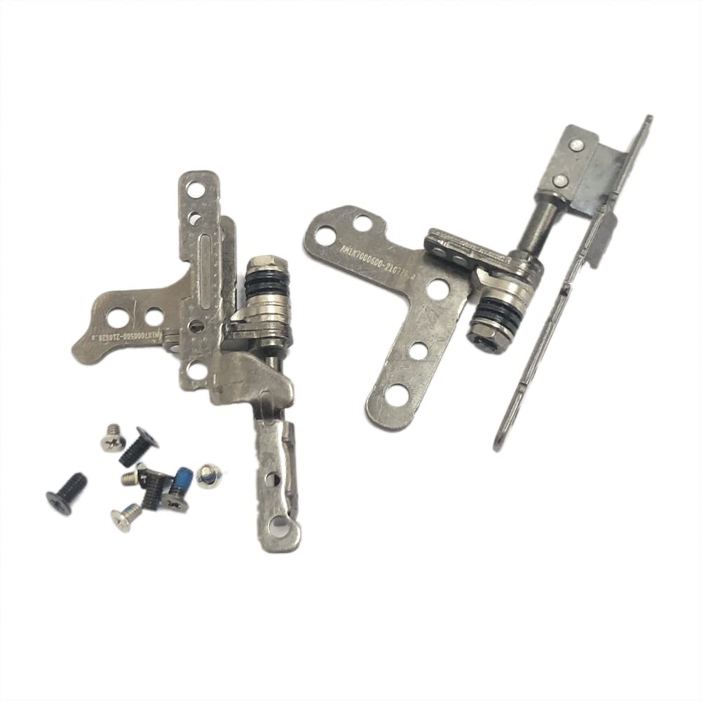 GinTai Laptops LCD Screen Shaft Hinges Right + Left Set Replacement for Lenovo Ideapad 5-15IIL05 81YK / 5-15ARE05 81YQ / 5-15ITL05 82FG / 5-15ALC05