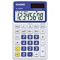 Casio Sl300vcbesih Solar Wallet Calculator with 8-Digit Display (Blue)