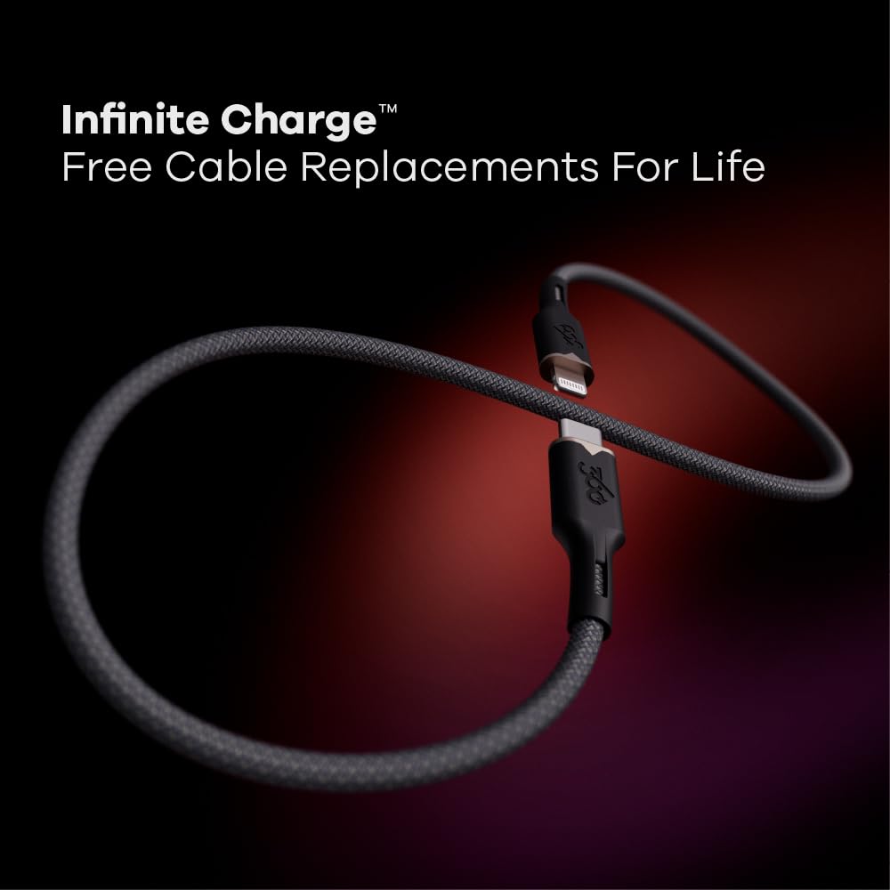 360 Electrical Lightning to USB-C Charging Cable - 5ft, MFi Certified, Fast Charge Compatible, Durable & Tangle-Free
