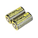 2X Nitecore IMR 18350 NI18350A 700mAh 3.7V Button Top Rechargeable Battery (This is NOT a Replacement for CR123A)