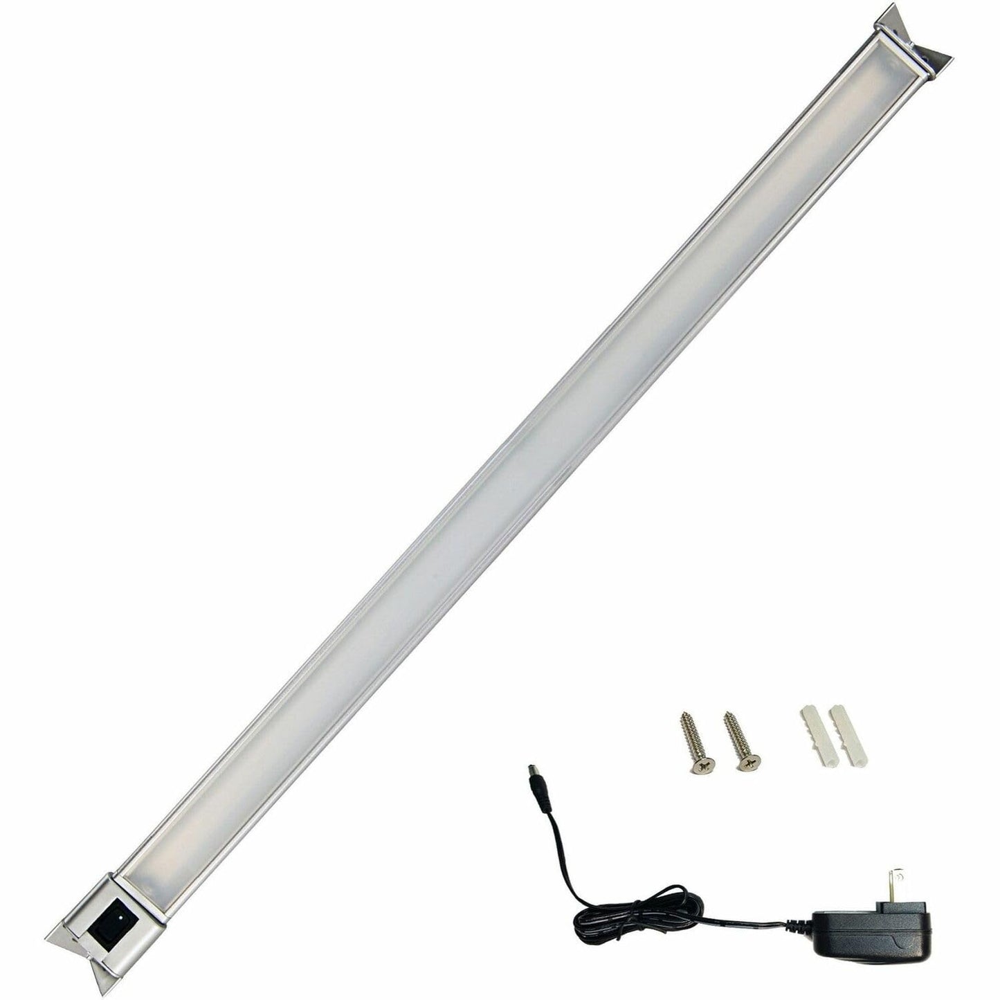 Lorell Task Cabinet Light, 24.5", Silver,13200