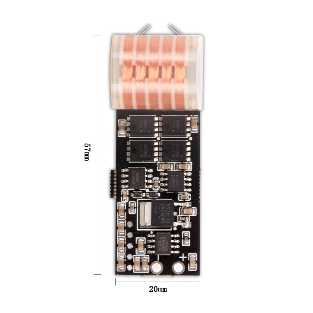 ZORZA 1Pcs High Voltage Generator Module Booster Coil 20KV High-Frequency AC 12V Low Heating